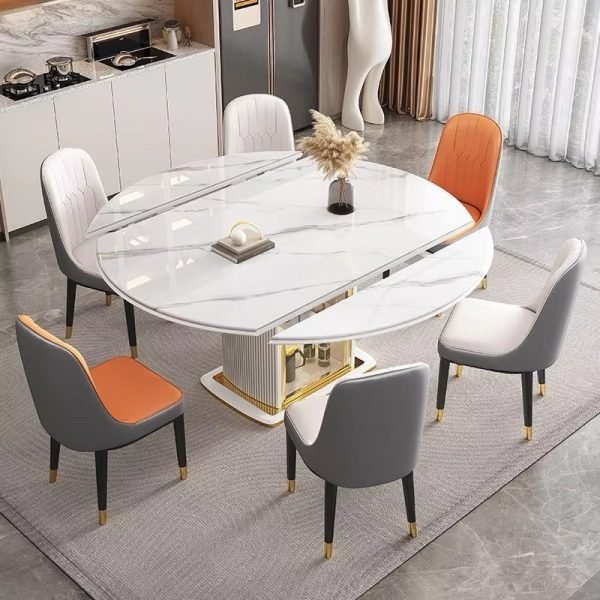 Empress Dining Table with Bar Display