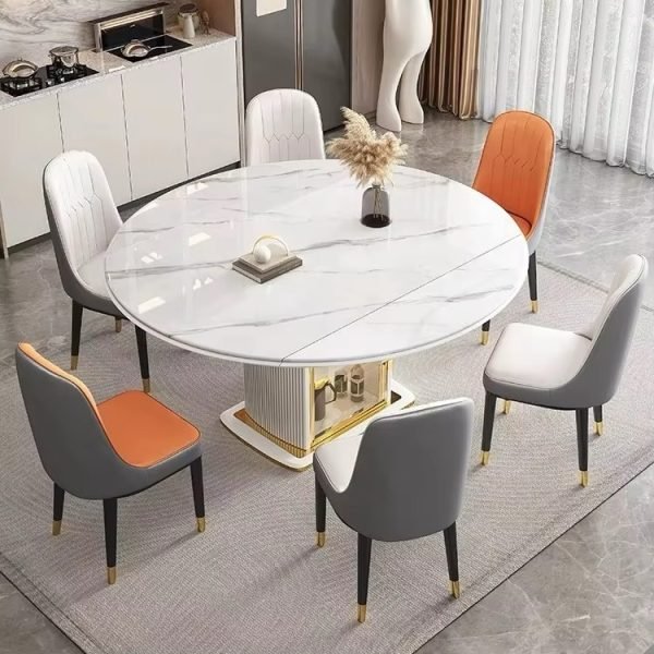 Empress Dining Table with Bar Display