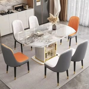 Empress Dining Table with Bar Display