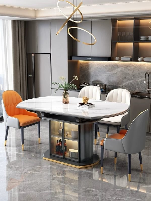 Empror Dining Table with Bar Display