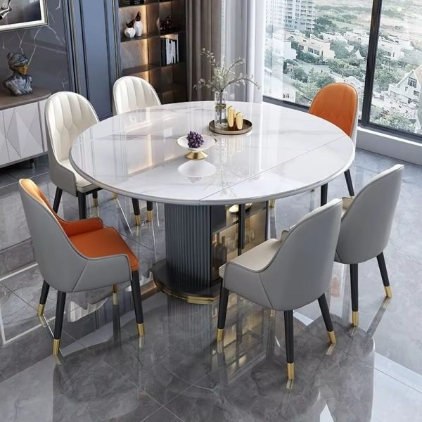 Empror Dining Table with Bar Display
