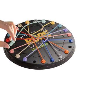 ToyToys Interactive Rope Board Game – Brain-Boosting Educational Puzzle Game for Kids | Colorful Elastic Rope Shape-Matching Competition Game