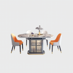 Empror Dining Table with Bar Display