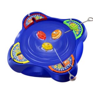 ToyToys 4-Player Battle Gyroscope Game – Interactive Pull-Type Spinning Top Arena Set | Party Game with 4 Gyros & Launchers | 30×30×4.8 cm