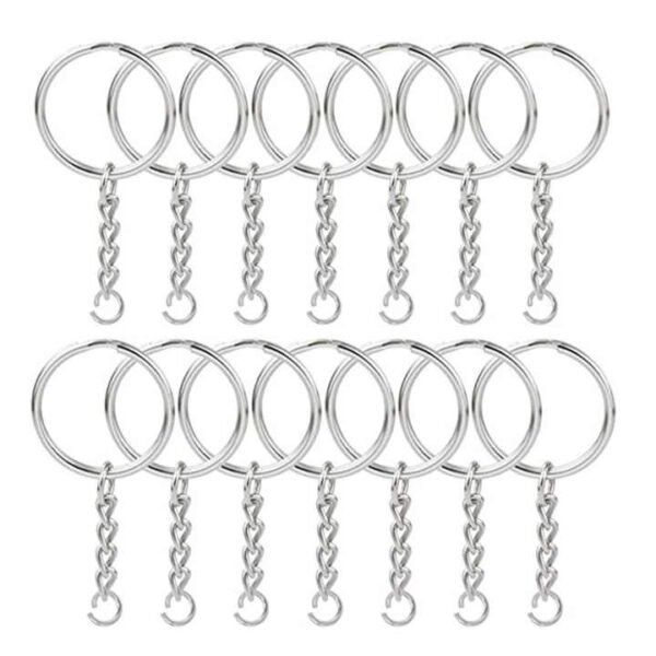 Ring Key Chain15Pcs in 1 Set