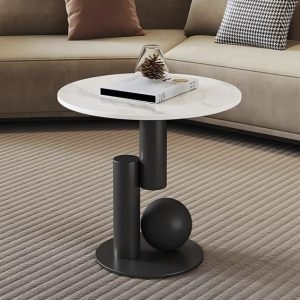 Rosette Black Console Table