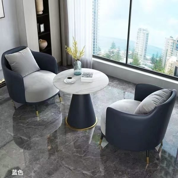 Majeste Sofa Accent Chair Set with Table