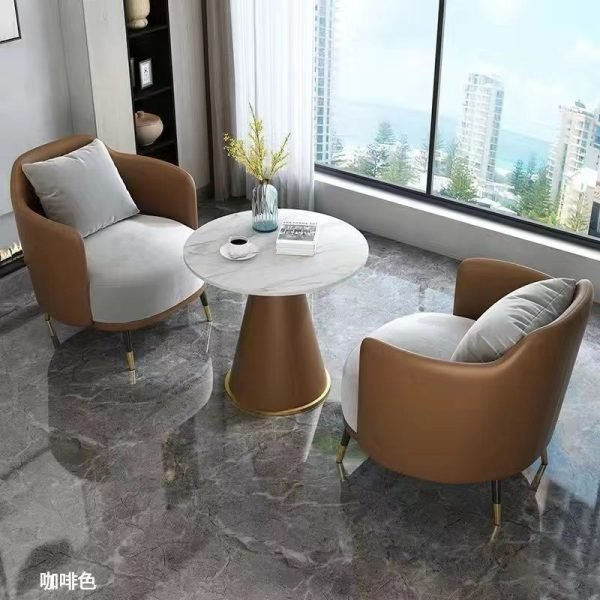 Majeste Sofa Accent Chair Set with Table
