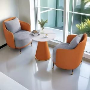 Majeste Sofa Accent Chair Set with Table