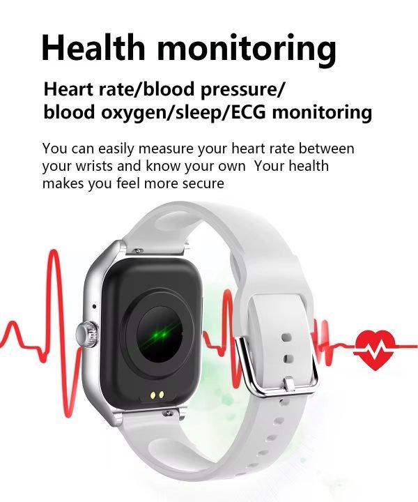 ⌚ A89 Plus Smartwatch – 2.02” Big Screen | Health, Fitness & Style with exquisite jewelry set for women